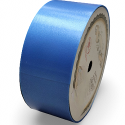 Reben PP Fancy Pepejal Plain Light Blue Emas - 1 Gulungan 38MM