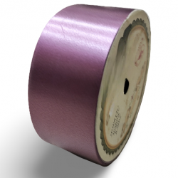 Reben PP Fancy Pepejal Plain Mauve Emas - 1 Gulungan 38MM