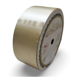 Reben PP Fancy Pepejal Cream  - 1 Gulungan 38MM