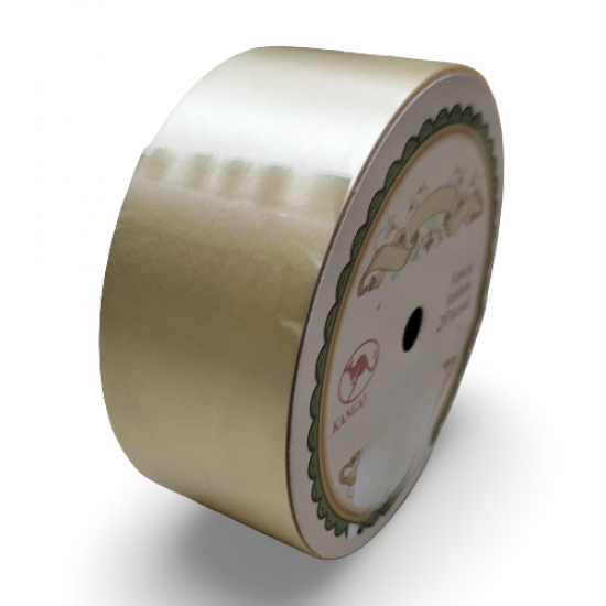 Reben PP Fancy Pepejal Cream  - 1 Gulungan 38MM