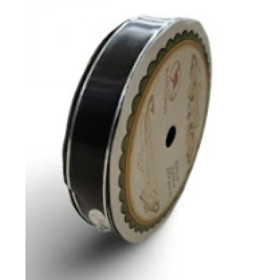 Hitam Pita Fancy PP Pepejal - 1 Gulungan 19MM