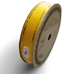 Pepejal PP Fancy Reben Plain Gold Oren Muda Light Orange Emas - 1 Roll 19MM