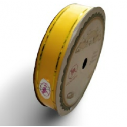 Pepejal PP Fancy Reben Plain Gold Oren Muda Light Orange Emas - 1 Roll 19MM