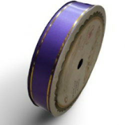 Pepejal PP Fancy Reben Plain Gold Baby Pink Emas - 1 Roll 19MM