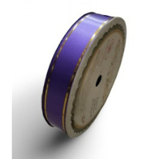 Pepejal PP Fancy Reben Plain Gold Baby Pink Emas - 1 Roll 19MM