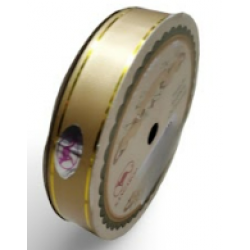 Pepejal PP Fancy Reben Plain Champagne Emas - 1 Roll 19MM