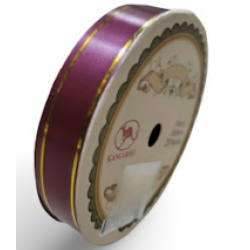 Pepejal PP Fancy Reben Plain Wain Wine Emas - 1 Roll 19MM