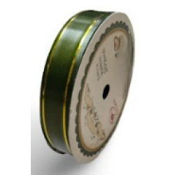 Pepejal PP Fancy Reben Plain Forest Green Emas - 1 Roll 19MM