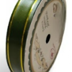 Pepejal PP Fancy Reben Plain Forest Green Emas - 1 Roll 19MM