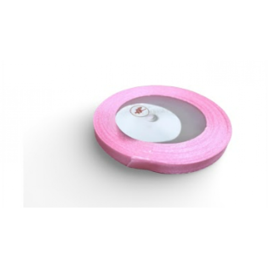 Reben Satin Warna Pepejal Hot Pink - #13