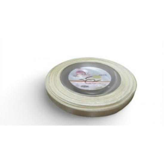 Reben Satin Warna Pepejal Ivory - #01