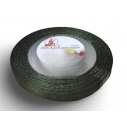 Reben Satin Warna Pepejal Dark Moss Green - #A09