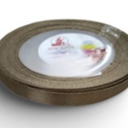 Reben Satin Warna Pepejal Dun - #807