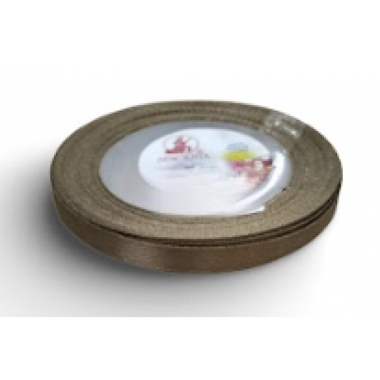 Reben Satin Warna Pepejal Dun - #807