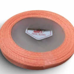 Reben Satin Warna Pepejal Neon Coral - #F110