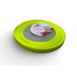 Reben Satin Warna Pepejal Neon Lime - #535