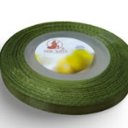 Reben Satin Warna Pepejal Olivine - #209