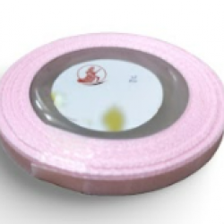 Reben Satin Warna Pepejal Pearl Pink - #12