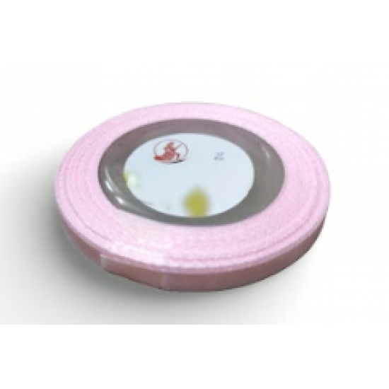 Reben Satin Warna Pepejal Pearl Pink - #12