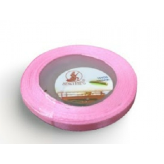 Reben Satin Warna Pepejal Persian Pink - #013