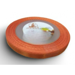 Reben Satin Warna Pepejal Pumpkin - #016