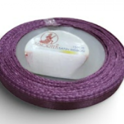 Reben Satin Warna Pepejal Purpureus - #A38
