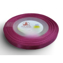 Reben Satin Warna Pepejal Raspberry Rose - #17