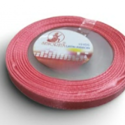 Reben Satin Warna Pepejal Salmon - #254