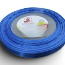 Reben Satin Warna Pepejal Sapphire - #25