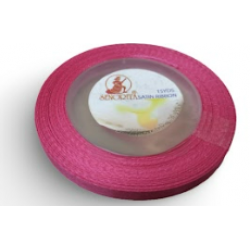 Reben Satin Warna Pepejal Shocking Pink - #813