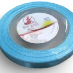 Reben Satin Warna Pepejal Sky Blue - #23