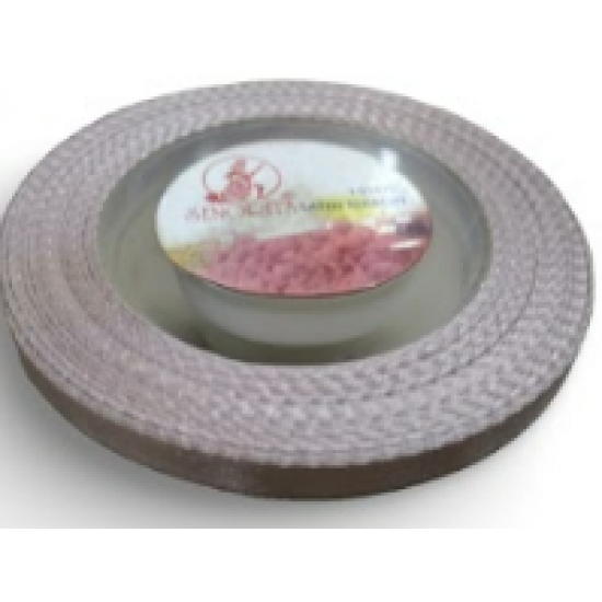 Reben Satin Warna Pepejal Timberwolf - #815