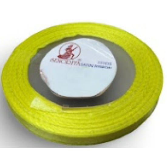 Reben Satin Warna Pepejal Yellow - #2
