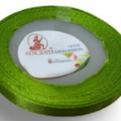 Reben Satin Warna Pepejal Yellow Green - #237