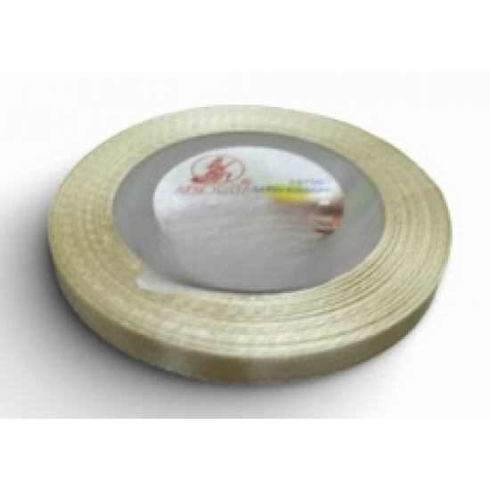 Reben Satin Warna Pepejal Lemon Chiffon - #51