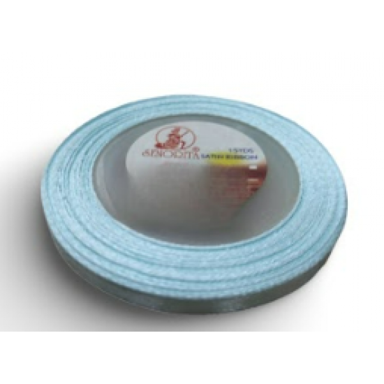 Reben Satin Warna Pepejal Light Blue - #231