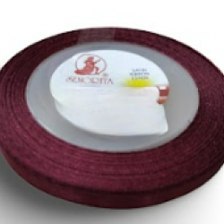 Reben Satin Warna Pepejal Maroon - #028