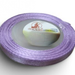 Reben Satin Warna Pepejal Mauve - #255