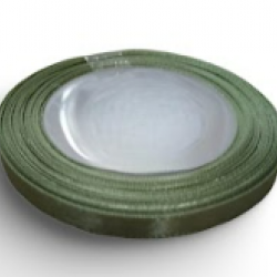 Reben Satin Warna Pepejal Asparagus - #803