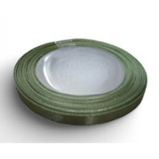 Reben Satin Warna Pepejal Asparagus - #803