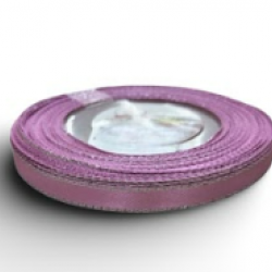 Reben Satin Tepi Perak Amaranth pink - #812S