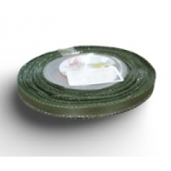 Reben Satin Tepi Perak Asparagus - #803S