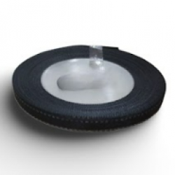 Reben Satin Tepi Perak Black - #BLKS