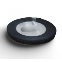 Reben Satin Tepi Perak Black - #BLKS