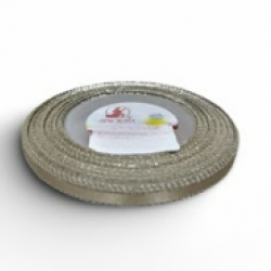 Reben Satin Tepi Perak Bone - #52S