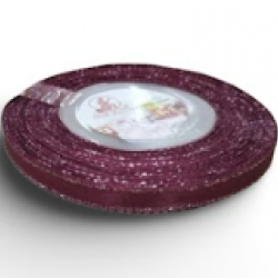 Reben Satin Tepi Perak Claret - #817S