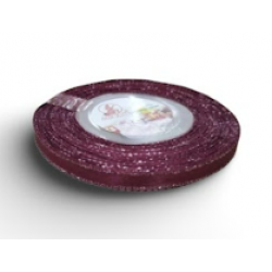 Reben Satin Tepi Perak Claret - #817S