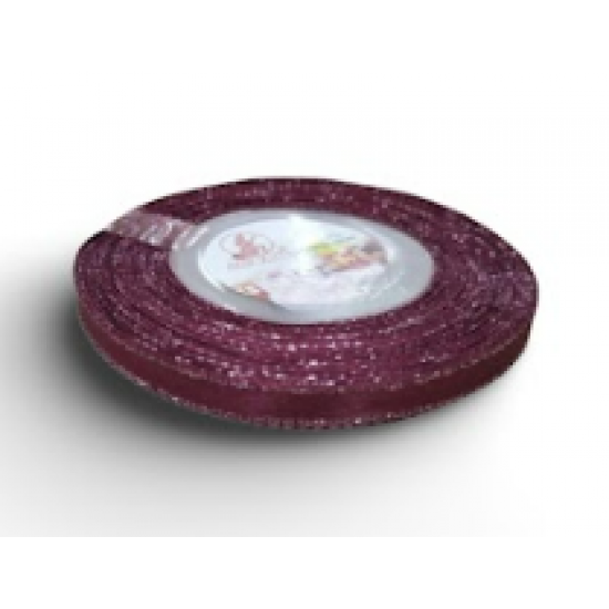 Reben Satin Tepi Perak Claret - #817S