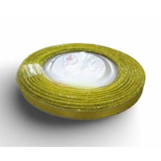 Reben Satin Tepi Perak Daffodil - #3S