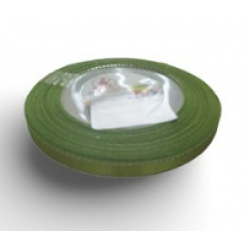 Reben Satin Tepi Perak Dark Yellow Green - #237AS